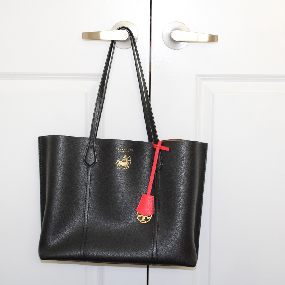 Black Tory Burch Perry Tote